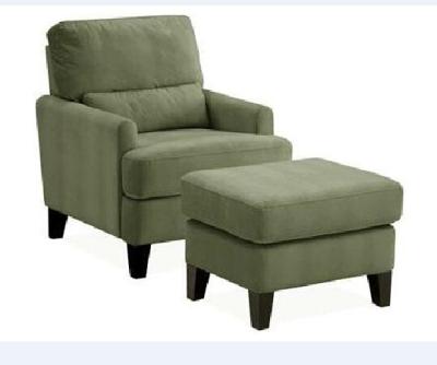 China Hotel fabric lounge chair with ottoman ,single sofa LC-0008 for sale