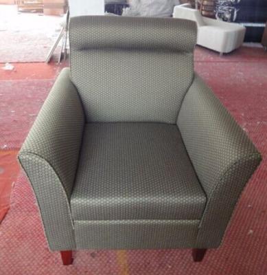 China Hotel fabric lounge chair with ottoman ,single sofa LC-0010 for sale