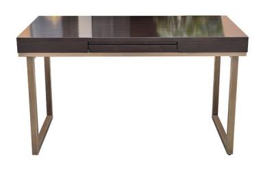 China wood top metal leg writing desk for hotel bedroom,casegoods,HOTEL FURNITURE DK-0055 for sale