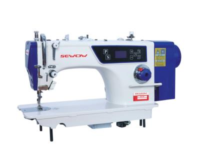 China THREAD TRIMMER SO-A4 computerized industrial lockstitch sewing machine with good price for sale