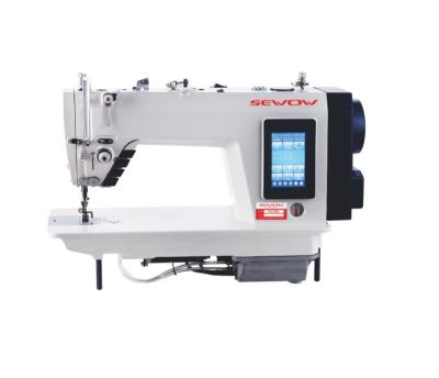 China SO-M6S Programmable Touch Screen Dual Step Motor Control Computerized Lockstitch Sewing Machine for sale