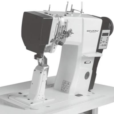 China Garment Shops Shoes Full Automatic Sewing Machine Post Bed Roller Machine for sale