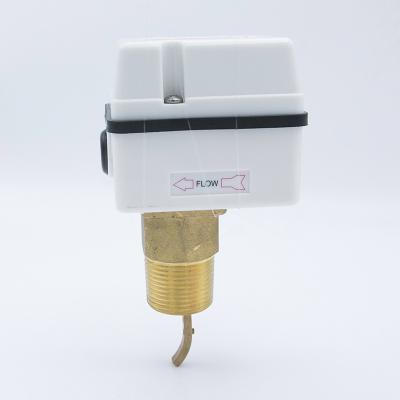 China Brass Stainless Steel Vane HVAC Intelligent Control Explosion Proof Automatic Water Flow Sensor Or In Line Flow Switch for sale