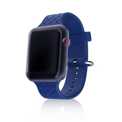 China A new soft elastic silicone band for apple watch, for iwatch band 42mm 38mm silicone for sale