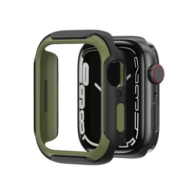 China PC RYB For Apple Watch Case PC+TPU 44mm 41mm 45mm Strap Band Fashion iwatch 40mm For Apple Watch SE 7 Series 6 5 4 for sale