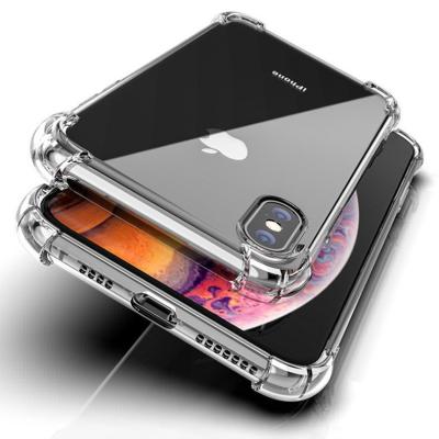 China Shock Resistant For iPhone 11 Pro Max TPU Phone Case Breathable Transparent Phone Case For XS Max 8 7 6 for sale