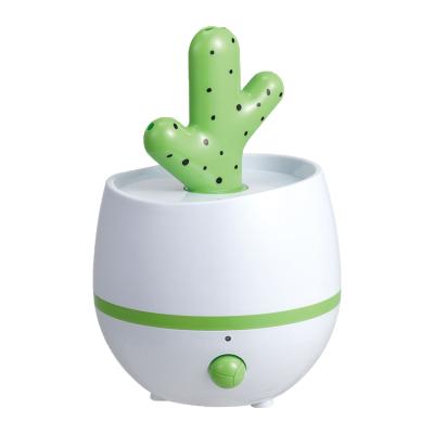 China Household Ultrasonic Cactus Diffuser China Humidifier Kids Room for sale