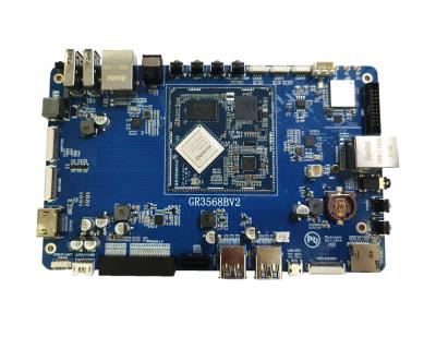 China Advertising Display Cortex A55 Quad Core Development Kits RK3568 Android 11 Motherboard for sale