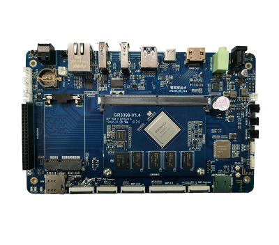 China RK3399 Developing SOM 186.5mm*115.6mm ARM Linux Development Board for sale