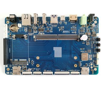 China Single board computer with PCIE RK3399 186.5mm*115.6mm development boards for sale