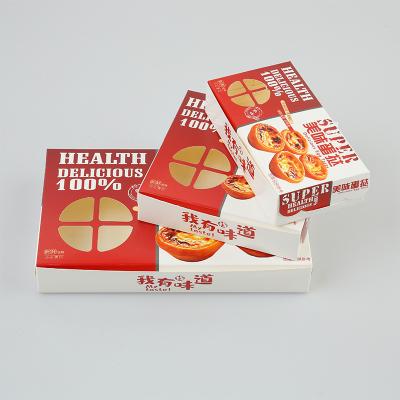 China Wholesale Disposable Cookie Box Tart Kraft Paper Box Food Grade Stain Disposable Paper Box for sale