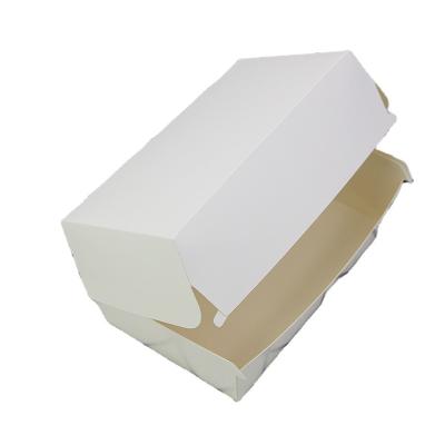 China Aseptic Disposable Food Packaging Box Hamburger Box Takeout Packaging Customization for sale