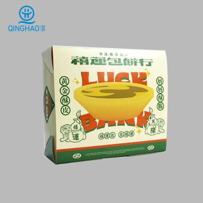 China Recycled Materials Boxes Cup Cake Wholesale White Cardboard Paper Recycled Customized Customized Prep Food Egg Packaging Tart Box fast for sale