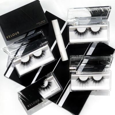 China Factory Long Eyelashes Organizer Cruelty Free Natural 3d Mink Magnetic Eyelashes With Logo Slim Acrylic Custom Boxes for sale