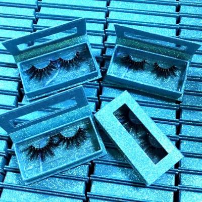 China Wholesale Natural Lace Eyelashes Box Custom Made Fluffy Curls Mink Hair Eyelashes Eyelash Packaging Case for sale