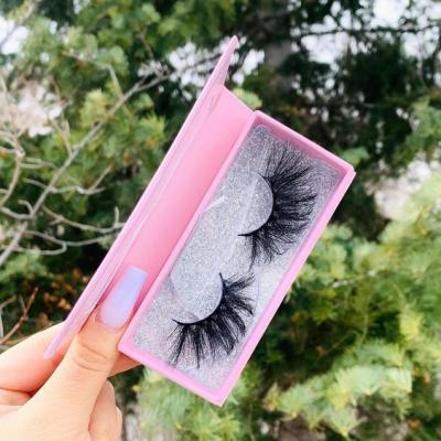 China Wholesale Mink Eyelash Long Natural 3d Mink Eyelashes With Customize Eyelash Box for sale