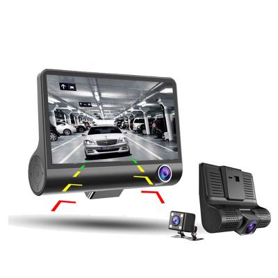 China Waterproof Dual 3 Lens Car Dash Cam - New 4