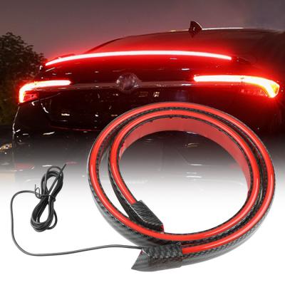 China Single Strip 12V LED Auto Lamp Spoiler Tail Trunk Brake Lamp Car Trunk Brake Lamp Single Light Spoiler Fixed Ignition for sale