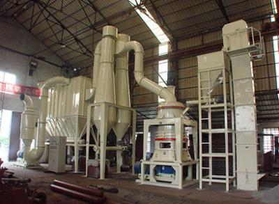 China 1-40 T/H Industrial Production Line , Heavy Calcium Carbonate Powder Grinding Plant for sale