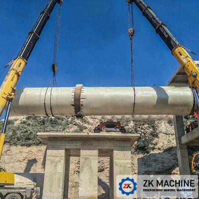 China 2.5*44m rotary kiln / quicklime calcining kiln / active lime burning kiln for sale