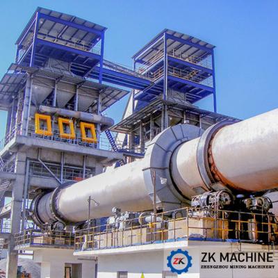 China Caco3 Horizontal 300 Ton Per Day Calcination Rotary Kiln for sale