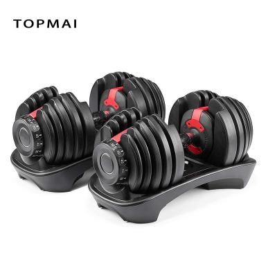 China Hot Sale Universal Adjustable Weight Liting Equipment 24KG 40KG Dumbbell Set for sale