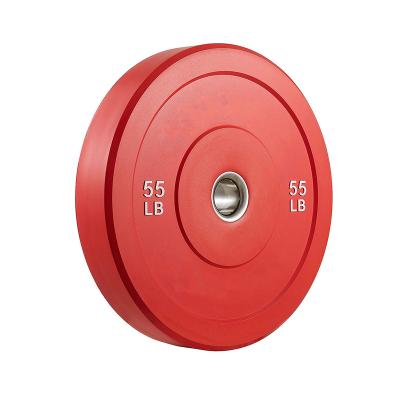 China Universal Rubber Weight Lifting Bumper Competition Equipment Fitness Gym Weight Plate for sale