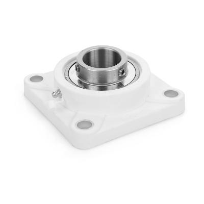 China Garment Shops UCFPL206 Square Plastic Ball Bearing Plastic Bearing Stainless Outer Spherical Seat for sale