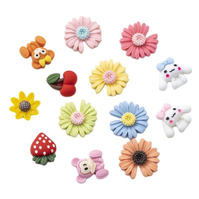 China 2022 New Design Eco-friendly PVC Kids Ladies Shoes Flower 3D Shoes Charm With Croc Charm In Bulk for sale