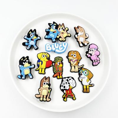 China 2022 Eco-friendly New Cartoon Anime Love Corc Charms Bluey Shoe Decoration for sale