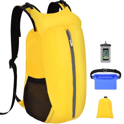 China Unique Custom Quality Nylon Waterproof Guaranteed 20L Camping Dry Backpack for sale