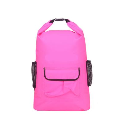 China Hot 2022 OEM Logo Custom Outdoor Boating Camping Hike Outdoor PVC Backpack Traveling Swimming Waterproof Bag for sale