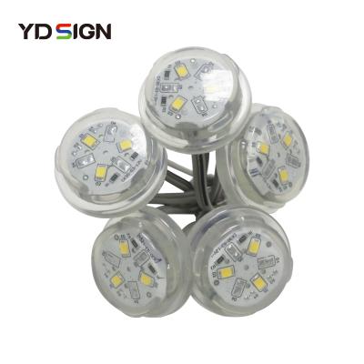 China Signage DMX Led Pixel Lights 30mm RGB Bullet RGB Node 5V Lamp Led Light for sale