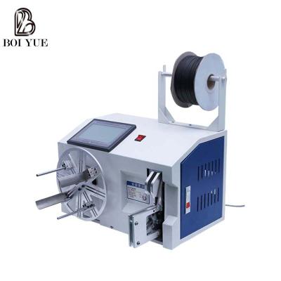 China 20-45mm Semi Automatic Cable Wire Tying Machine Power Cord Circle Shape Winding Machine Cable Wire Coil Winding Binding Tie Machine 20-45mm for sale