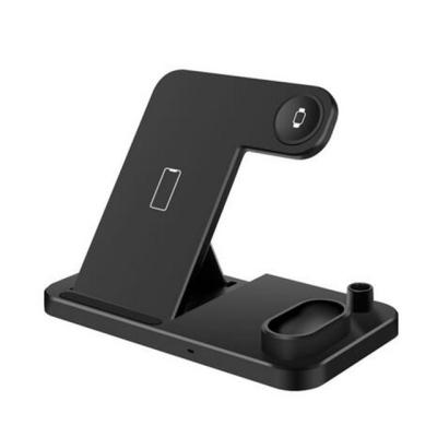 China QC3.0 4 in 1 15W Qi Wireless Charger Fast Charging Stand For iPhone 11 X XS XR XS 8 Plus Max For Apple Watch 5 4 3 2 Airpods Pro for sale