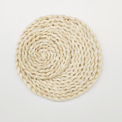 China Wholesale Cheap Natural Array Mat Circle Woven Placemats Latest Manufacture 100% Biodegradable for sale