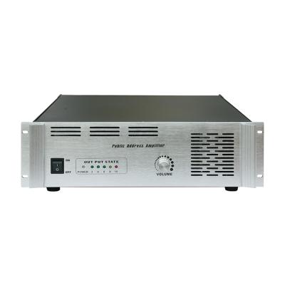 China speaker public mixer amplifier 100v PA address system 3U audio power amplifier for sale