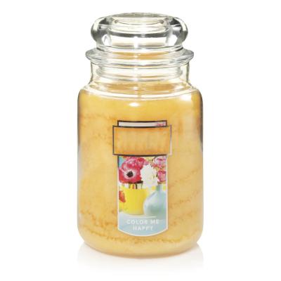 China Manufacturer Wholesale Scented Yankee Jar Candle Production Glass Candles for sale