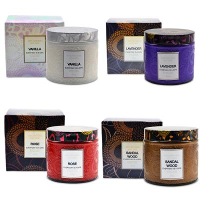 China Custom Printing Aromatherapy Scented Scented Candle in Gift Box for sale