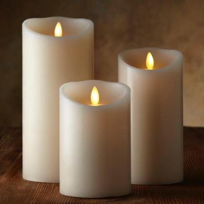 China Wholesale Rechargeable Led Electronic Candle Moving Flame Flameless Candle for sale