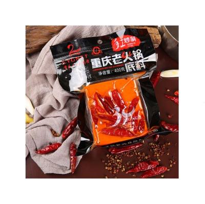 China Convenient Hot Kitchen Condiment 400G Pot Soup Base Seasoning With Chili CHG-1 for sale