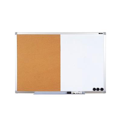 China Wholesale office whiteboard manufacturer desktop whiteboard with cork board for office and school for sale