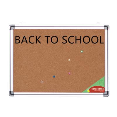 China USA Work at Home Cork Bulletin Board High Quality Soft Cork Current Pin Notice Board for sale