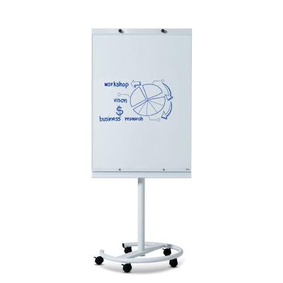 China Movable Magnetic Dry Erase Cloth Presentation Easel Whiteboard Easy Board With Round Stand for sale