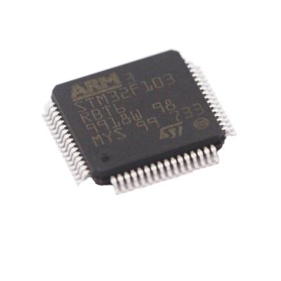 China FLASH 64LQFP STM32F103RBT6 microcontrollers STM32F103RBT6 IC MCU electronic componant STM32F103RBT6 32BIT 128KB for sale