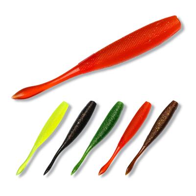 China Batch Soft Tail Lures Soft Lures Swing Worm Swing Worm 12cm9.7g Double Hidden Hook Slot Lure RE1015 for sale