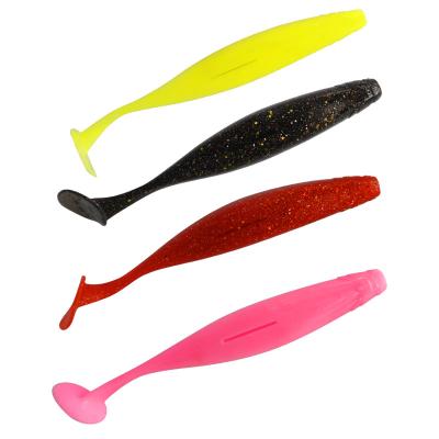 China Wholesales luya T tail bait simulation soft bait 15 cm 22 grams /12 cm 12 grams fish kill RE1020 tiger bait for sale