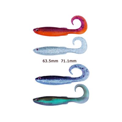 China 6cm 7cm High Quality Bait Saltwater Swimming Artificial Plastic Lures Soft Lure Ocean Fishing Small Real Fish Capuchin for sale