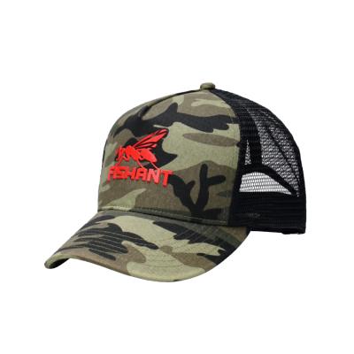 China New Camouflage Casual Breathable Mesh Top Hat Summer Comfortable Fishing Sun Hat for sale