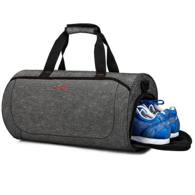 China Large Capacity Factory Custom 2022 Fitness Travel Duffel Bag High Quality Nylon Gym Sports Shoes Compartment Sneaker Fleece Airplane Ba for sale